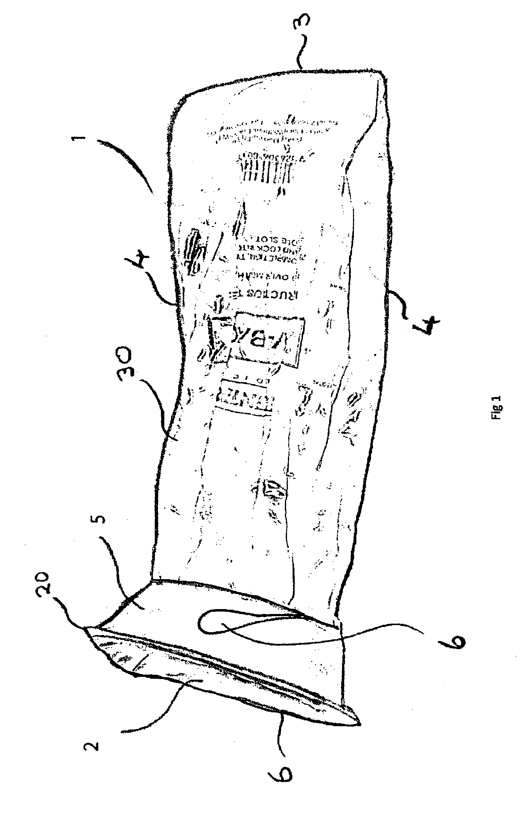 Bag with sealing device and collar for disposing of waste
