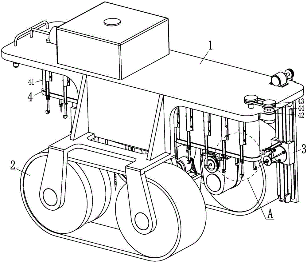 Jasmine cuttage branch shearing and collecting operation platform