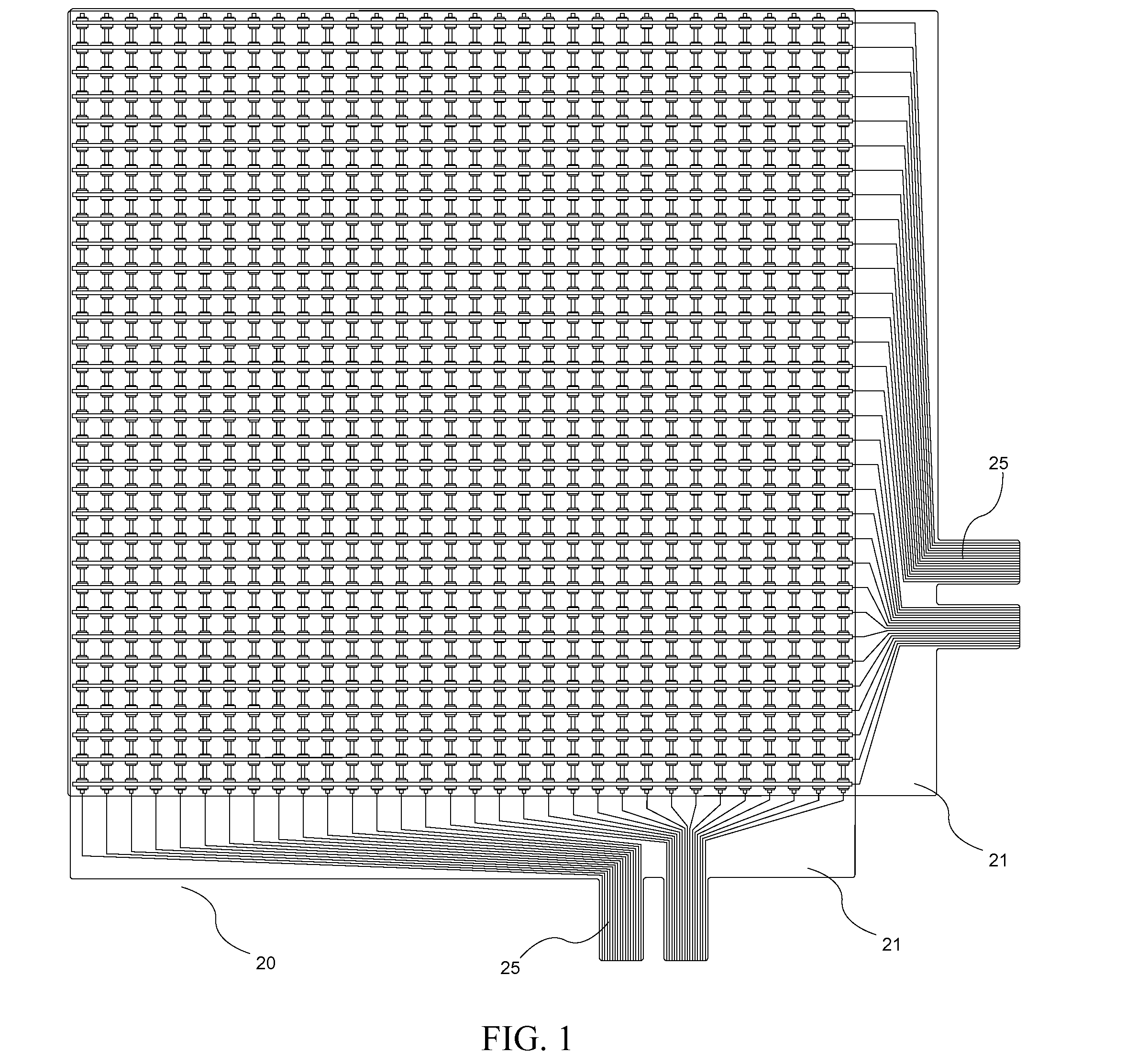 Sensor Having a Mesh Layer with Protrusions, and Method