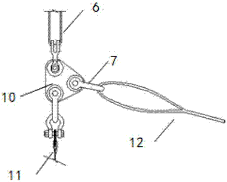 Hoisting and righting method for tension tendon of tension leg platform