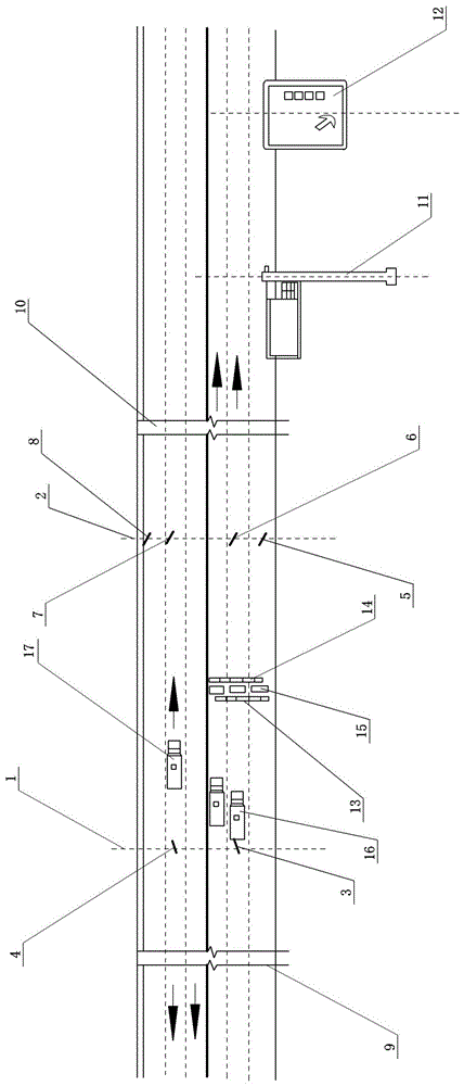 Non-scene law enforcement high-speed dynamic weighing detection system and method