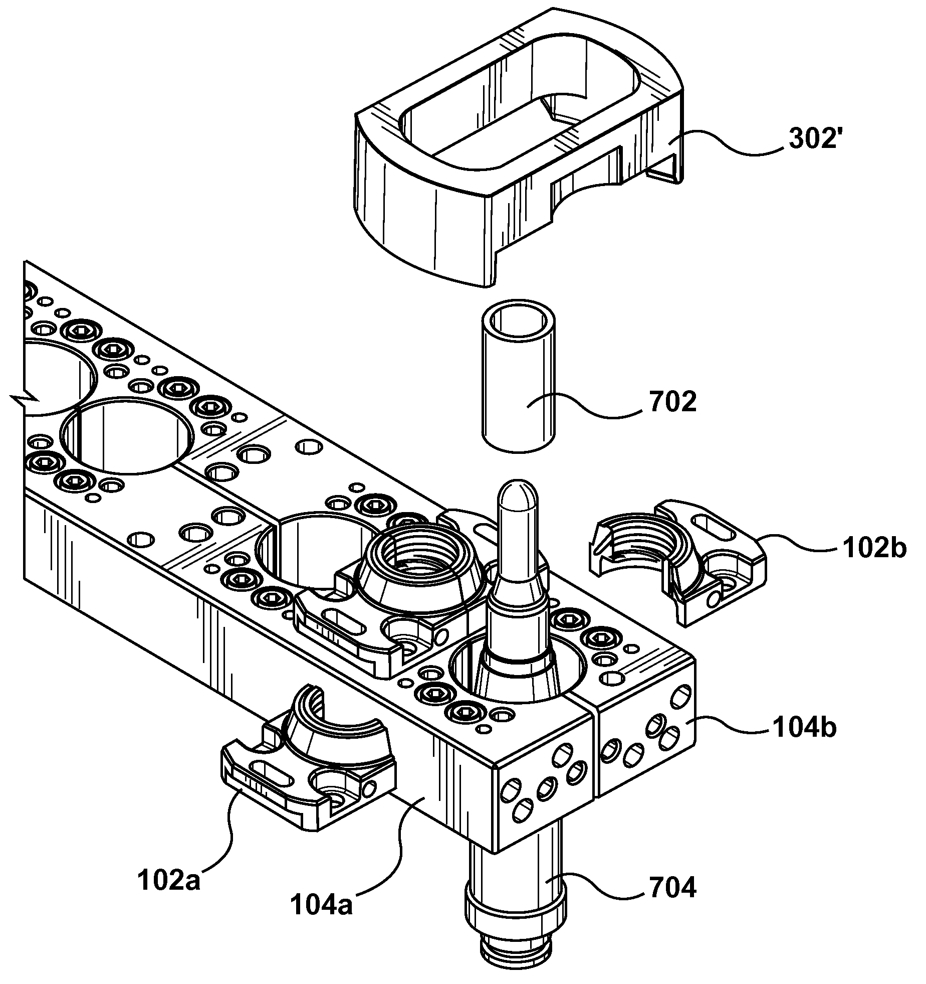 Split Mold Insert Positioning Device and a Method of Use