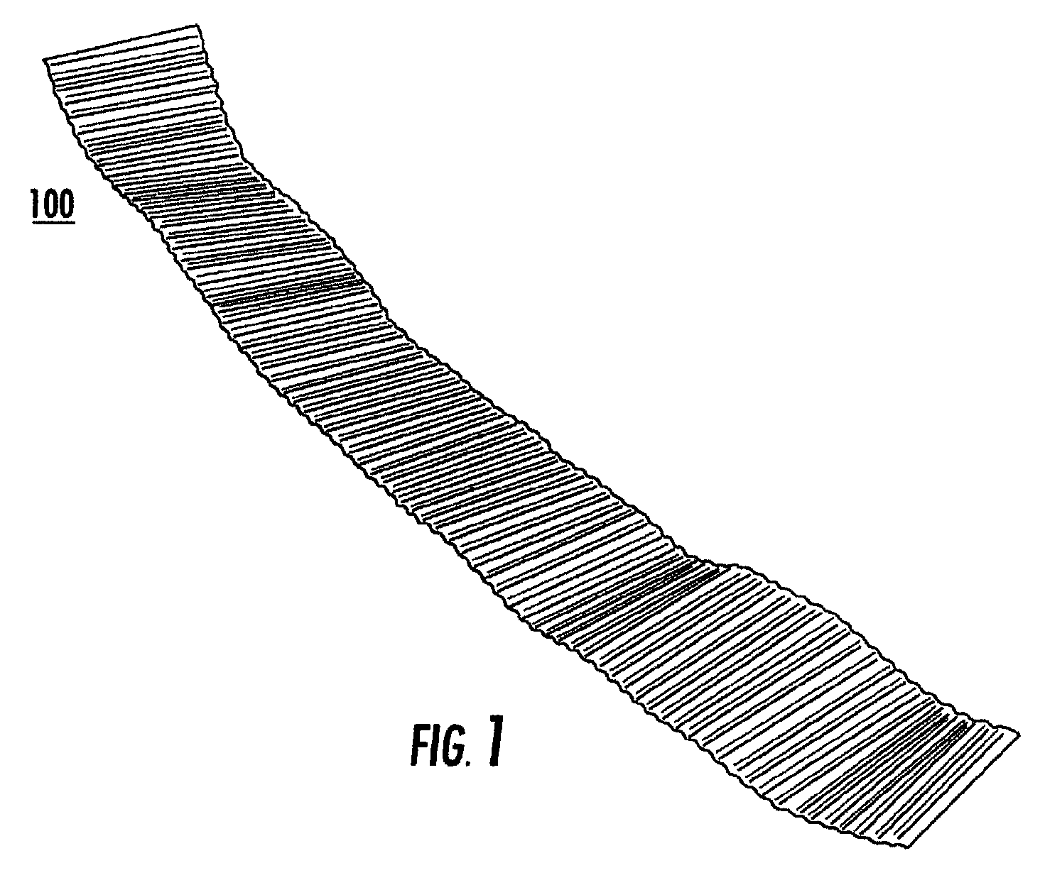 Device for making corrugated metallic foil tape