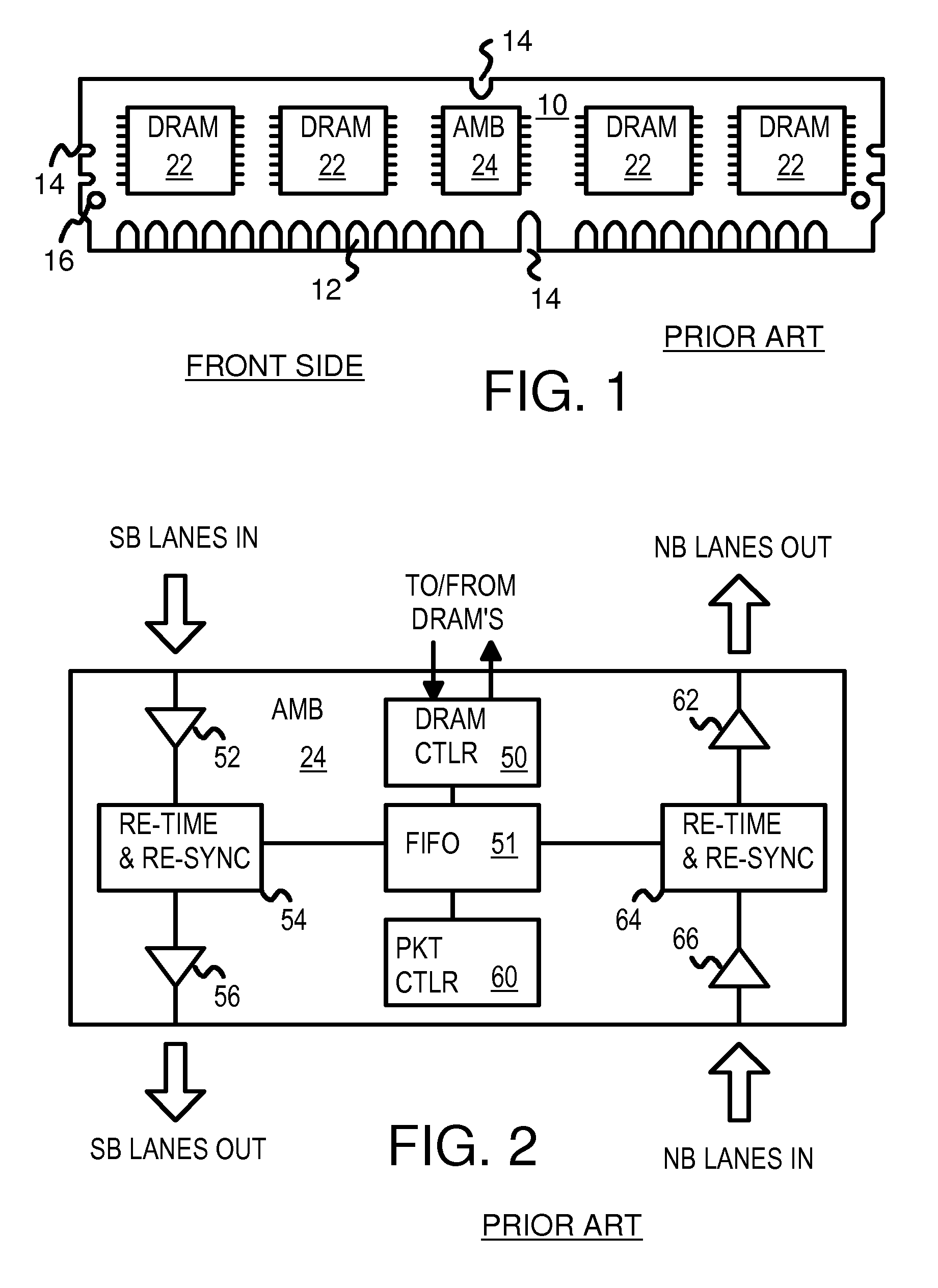 Branching Memory-Bus Module with Multiple Downlink Ports to Standard Fully-Buffered Memory Modules