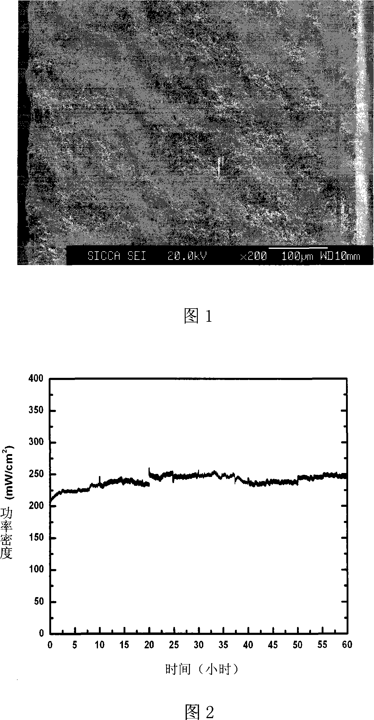 Anti-carbon deposition anode film material and method for producing the same