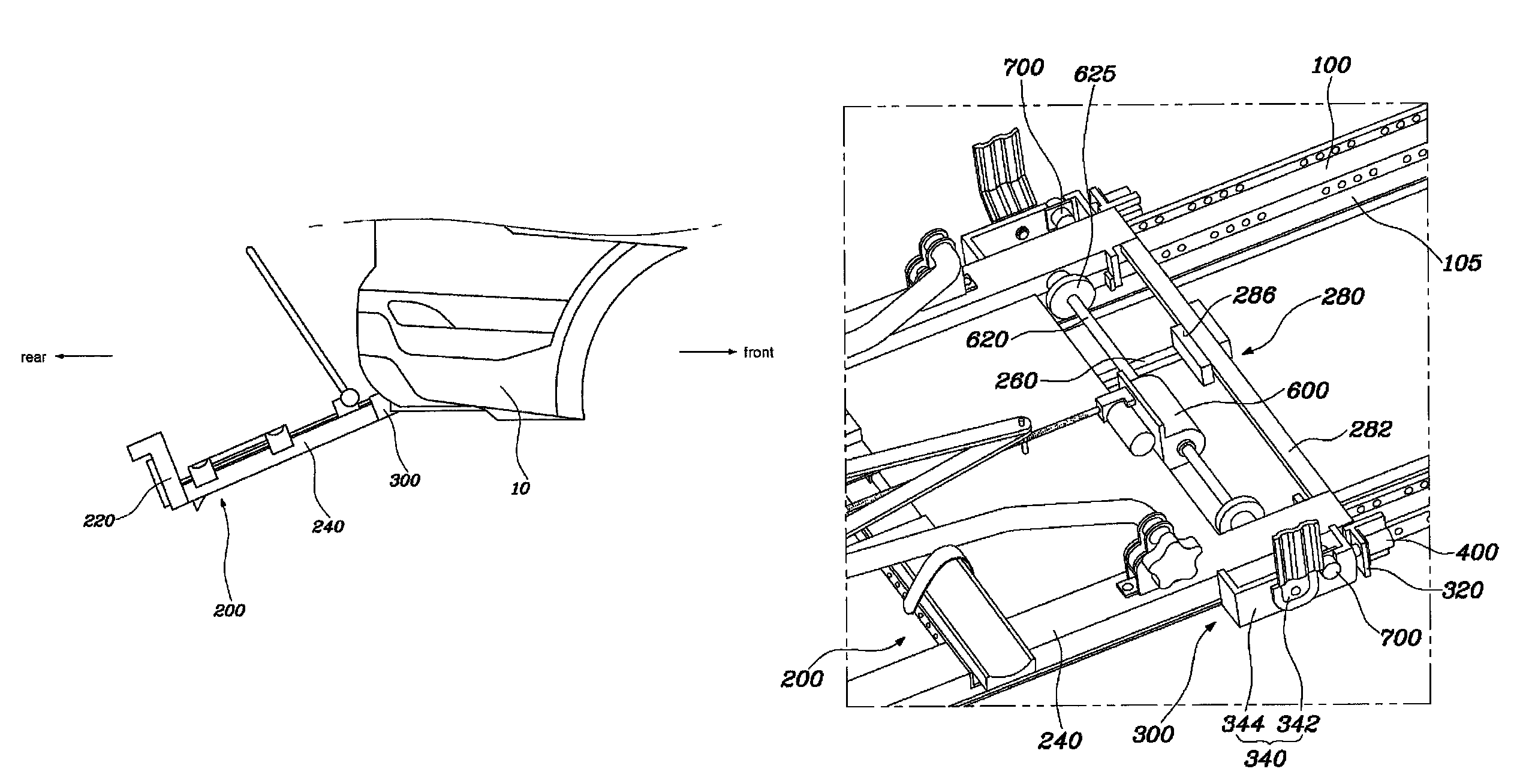 Carrier apparatus for vehicle