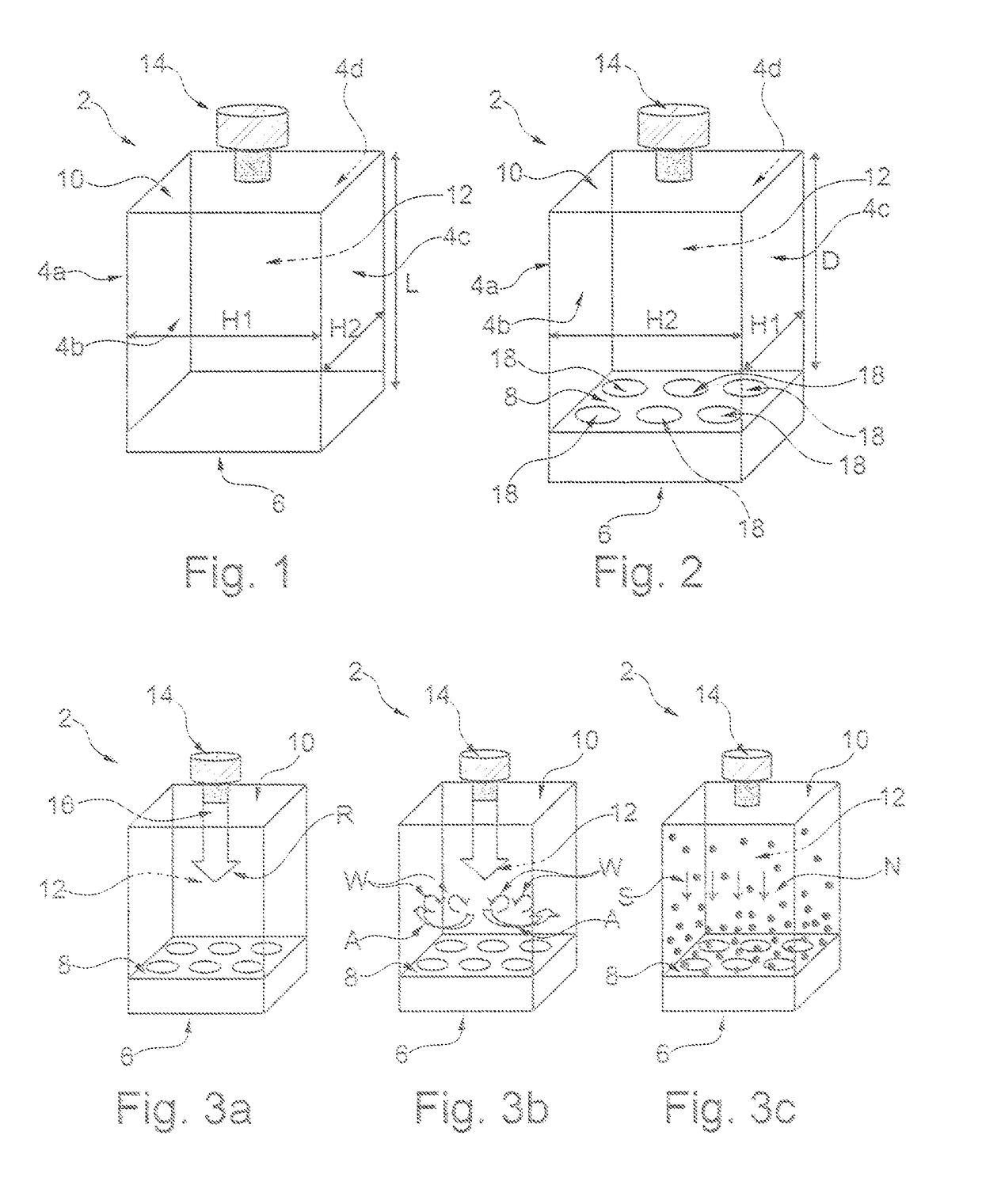 Device and method for wetting a sample with an aerosol