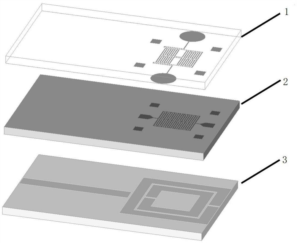 Uric acid microwave biosensor based on RFID concept and application thereof