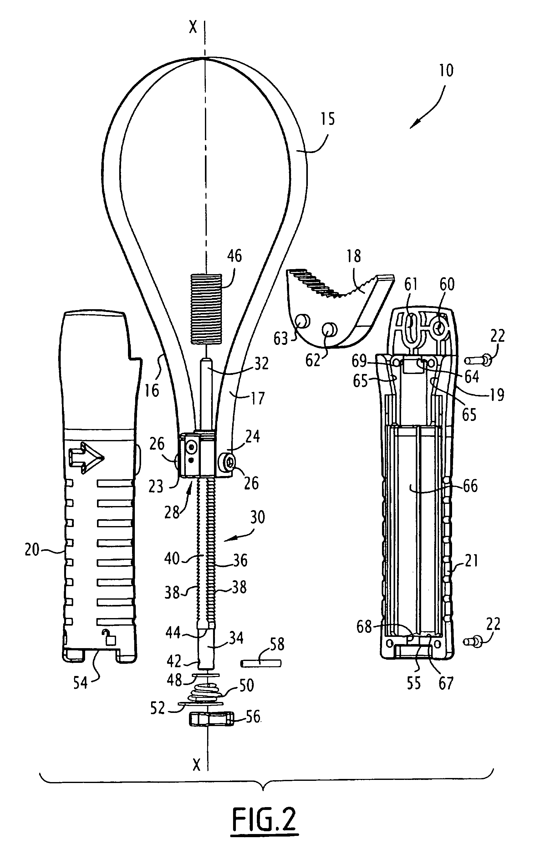 Strap pipe wrench for driving an object having a generally cylindrical shape