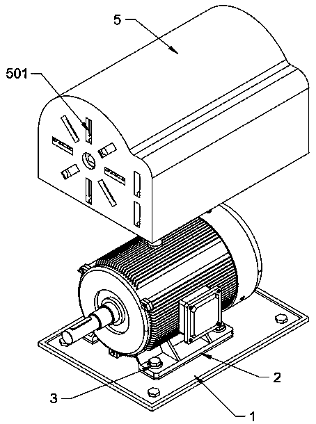 Vibration noise suppression device for three-phase AC motor