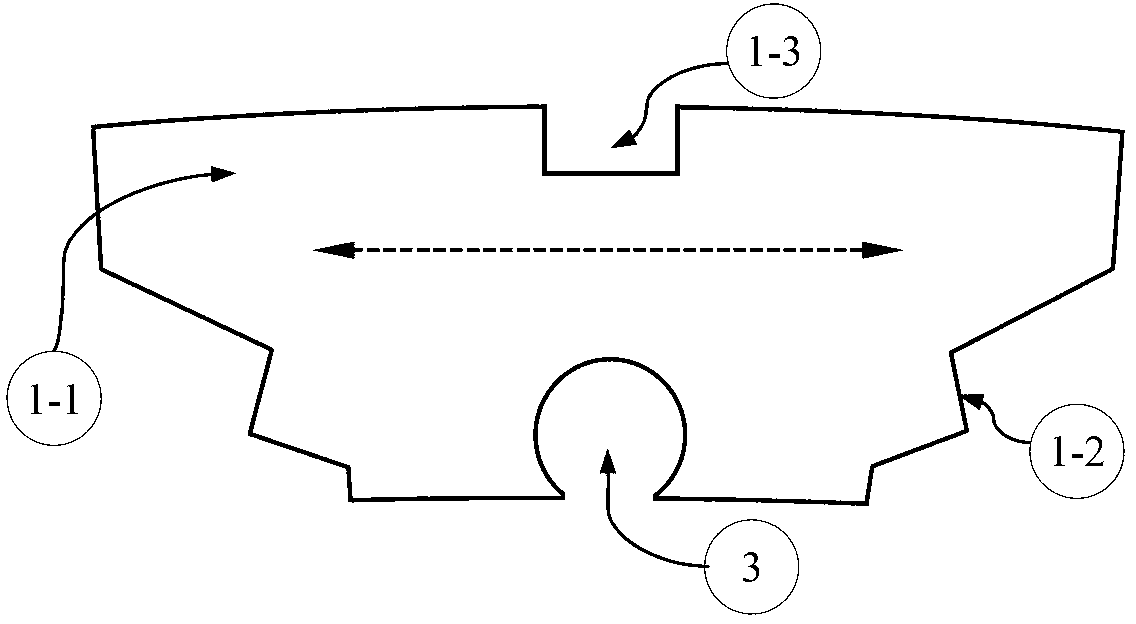Structure of motor stator core and cooling method for motor stator based on structure of motor stator core