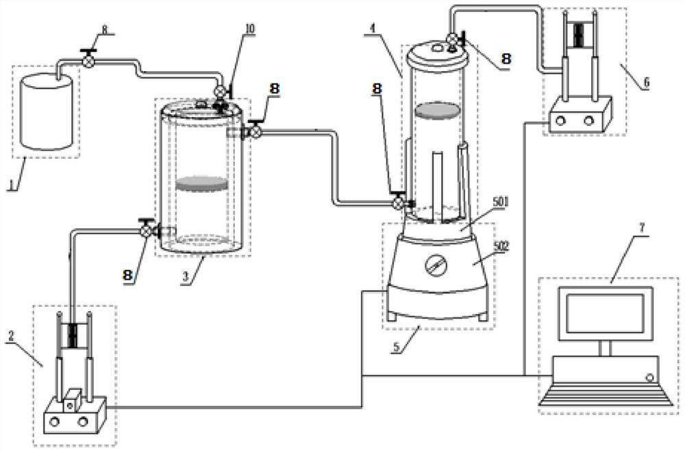 Proppant breakage rate measuring device