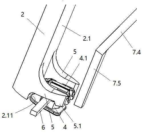Self-ligating bracket opening and closing lock device