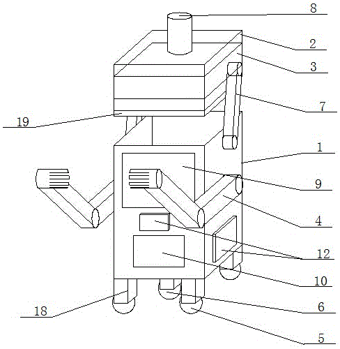 Fully-automatic waste incineration device