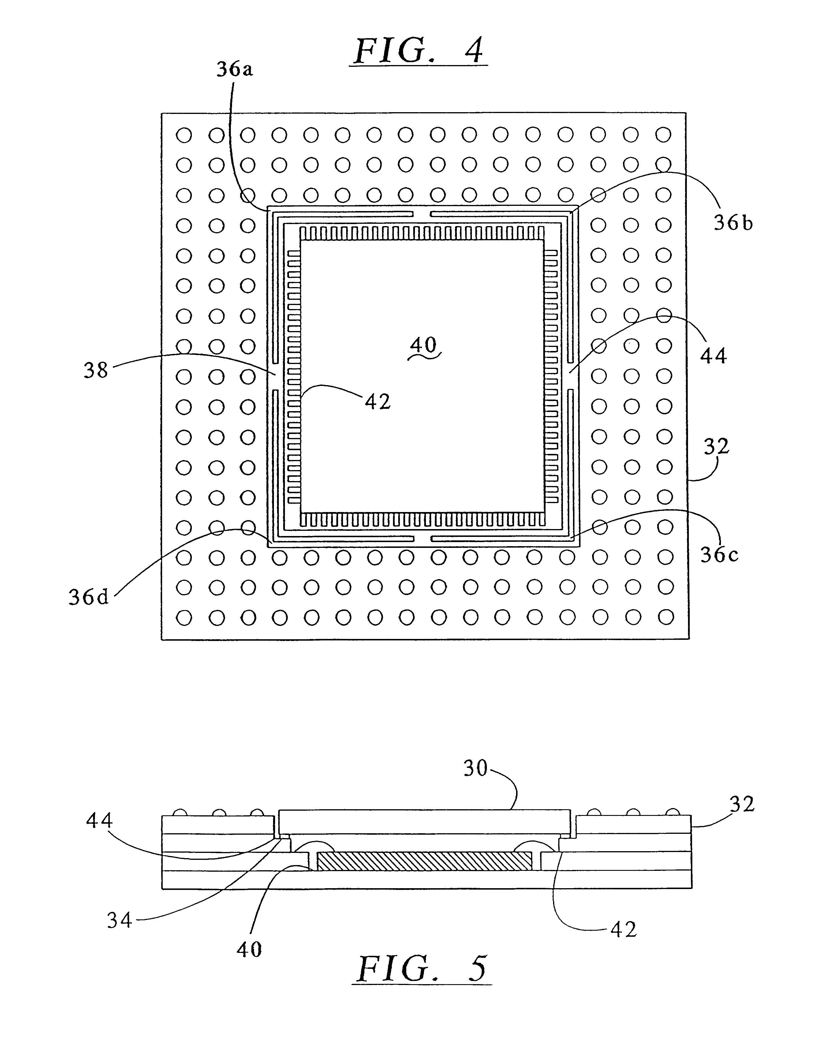 Floating plate capacitor with extremely wide band low impedance