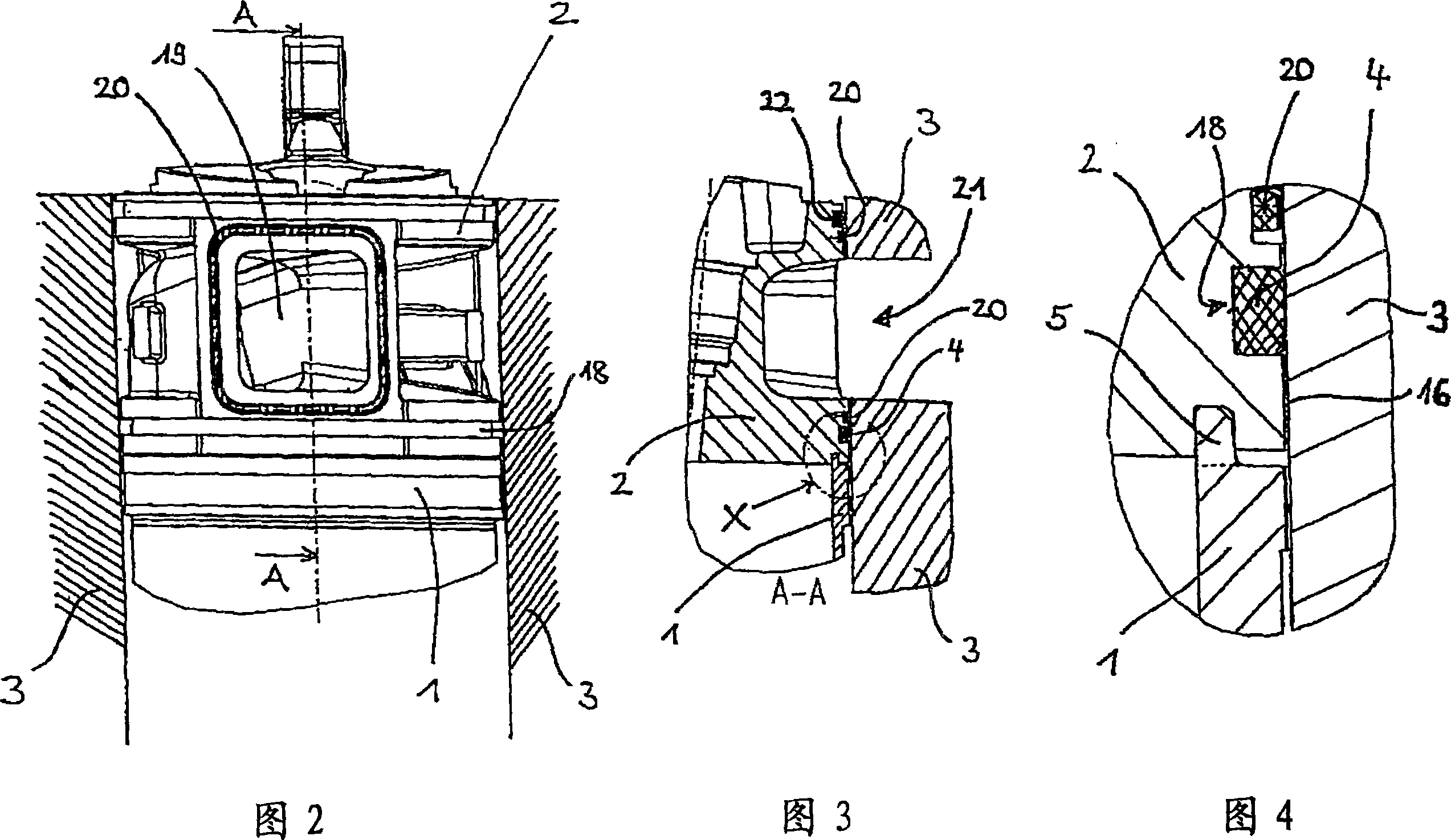 Sealing system for an internal combustion engine with a divided casting enclosure