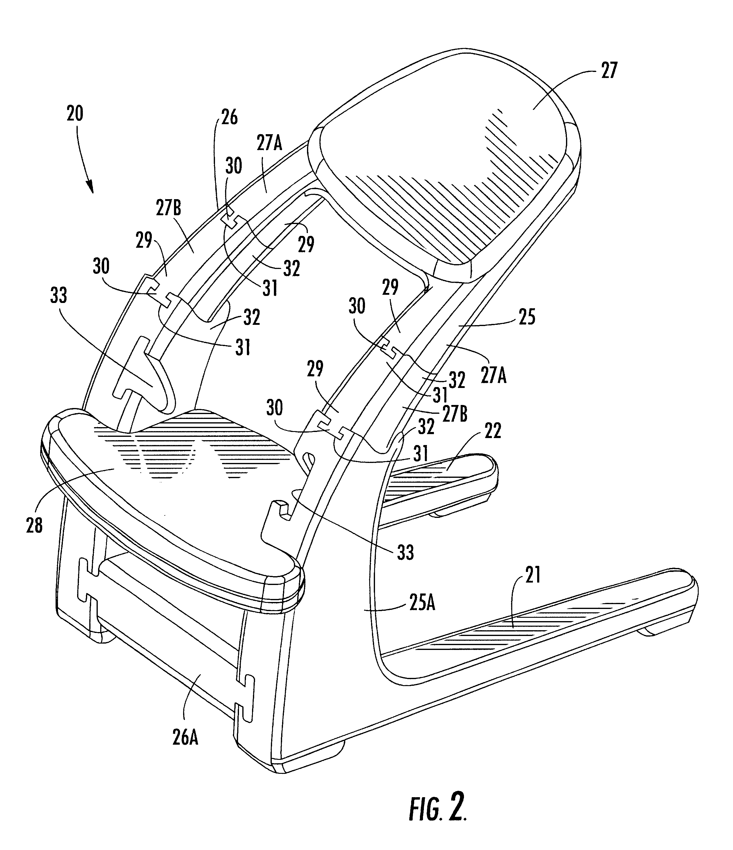 Body support for automotive mechanics