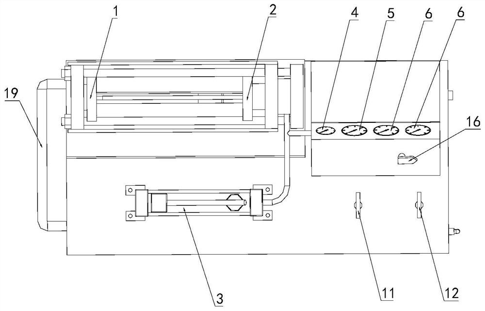 Pressure reducing valve off-line adjusting device