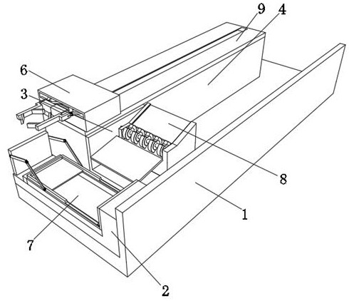 Self-locking function type clamping device based on textile bobbin