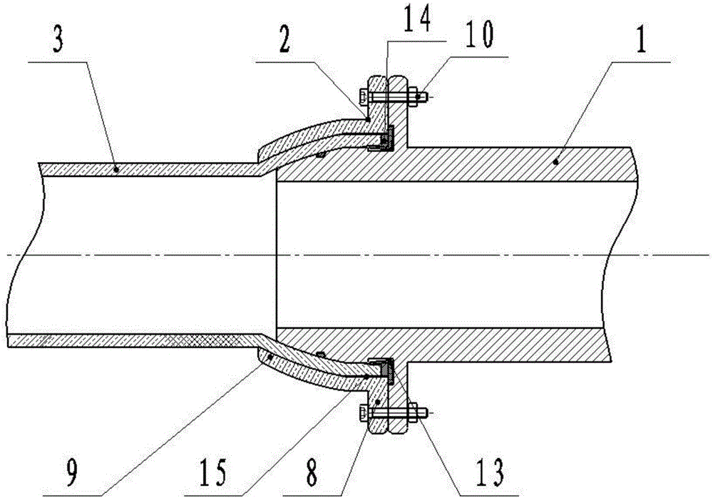 Steel-plastic composite pipe connector and method thereof