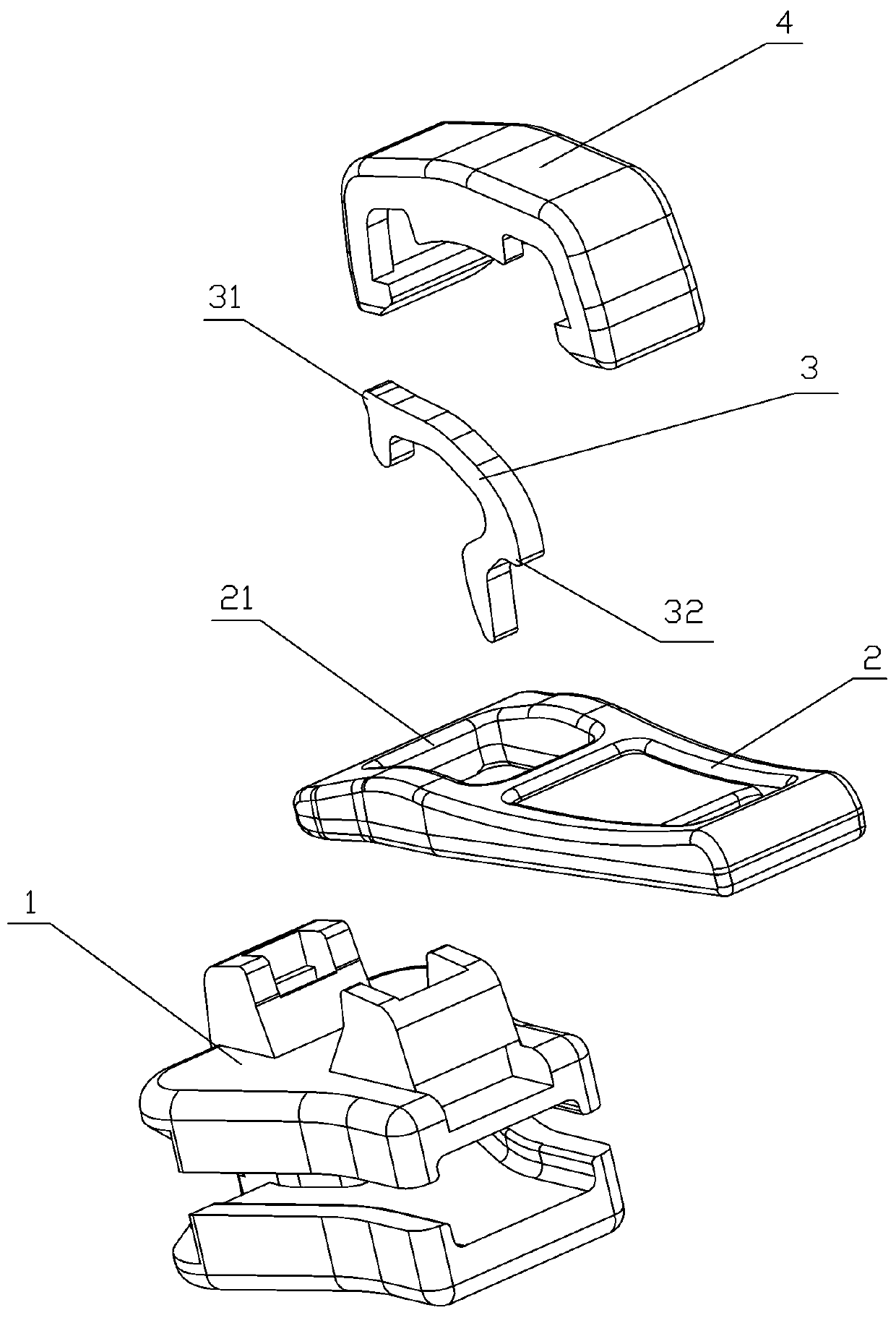 Self-locking plastic puller