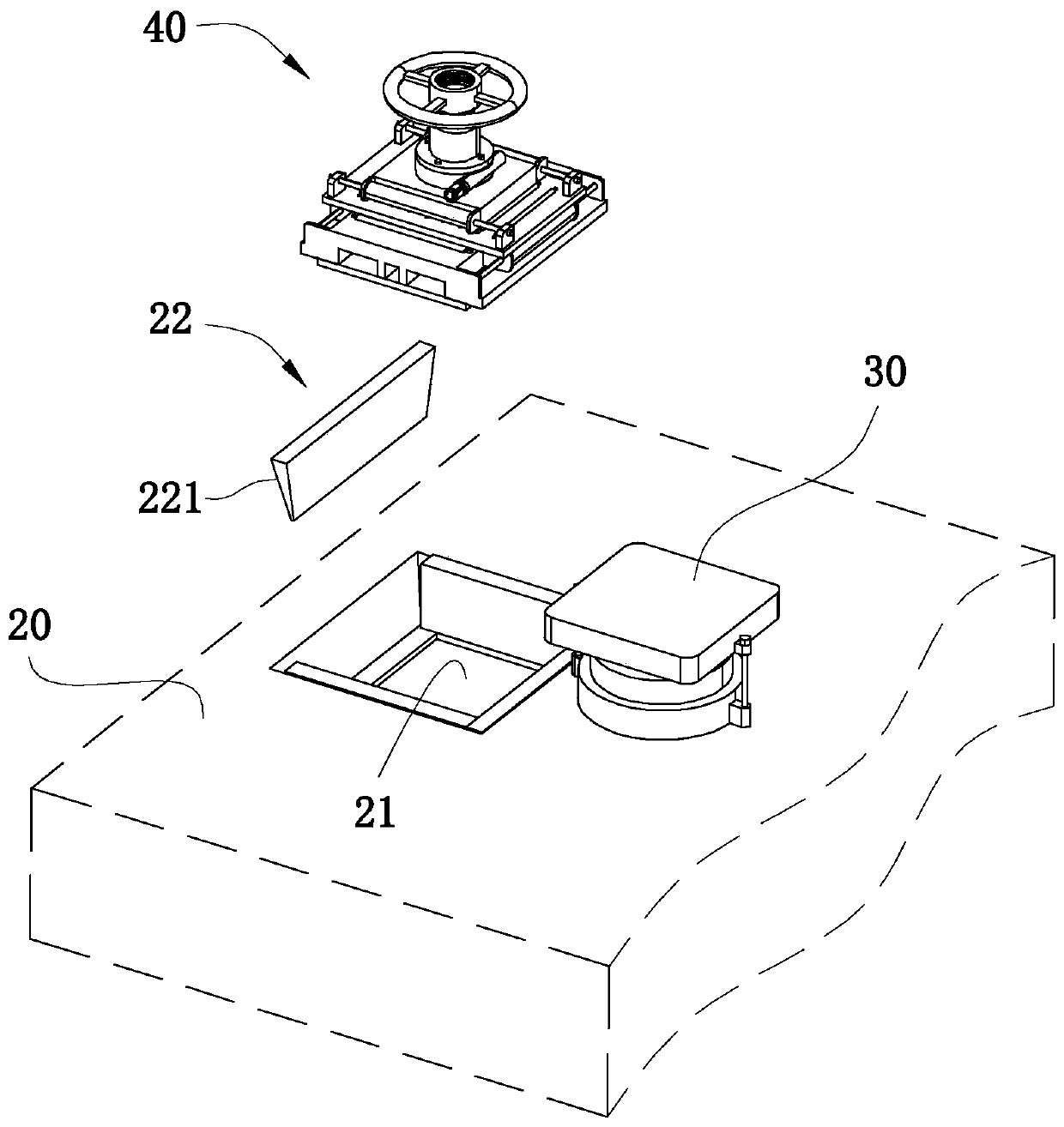 A positioning structure of a bridge frame and its positioning construction method