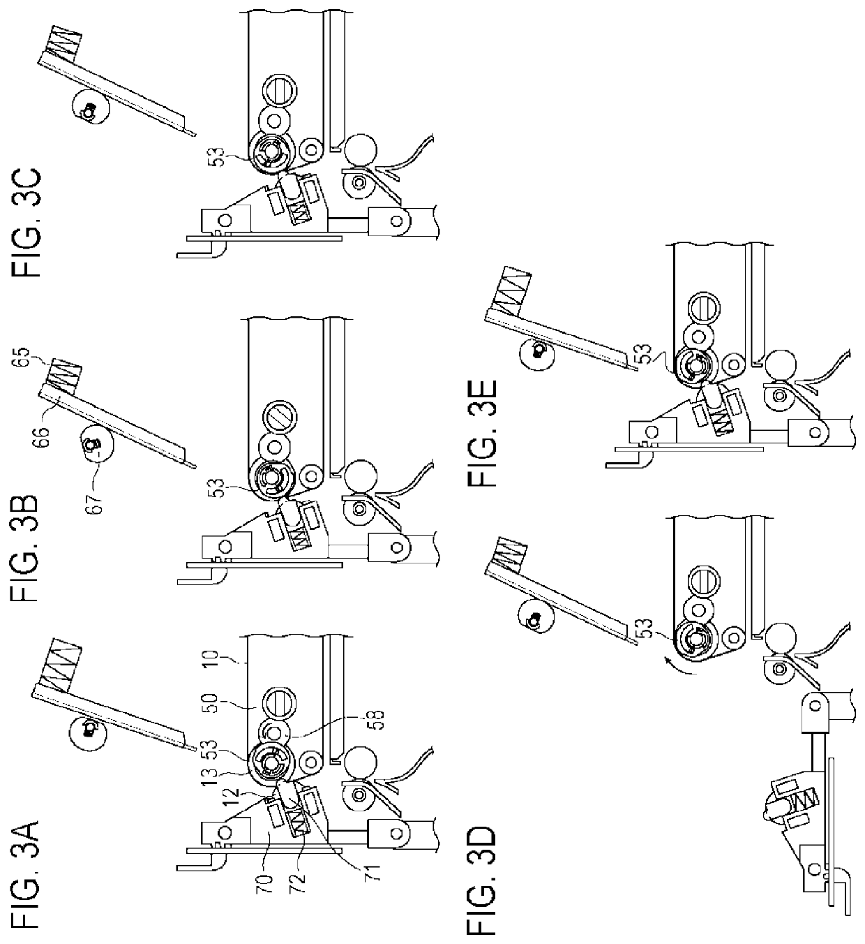 Image forming apparatus with control of transfer and fixing nips