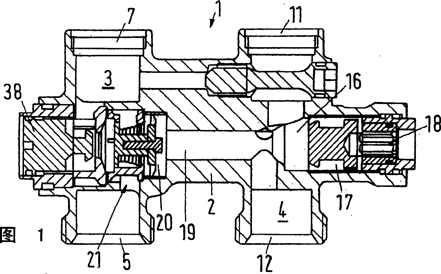 Valve apparatus for heat transfer, especially for heating element