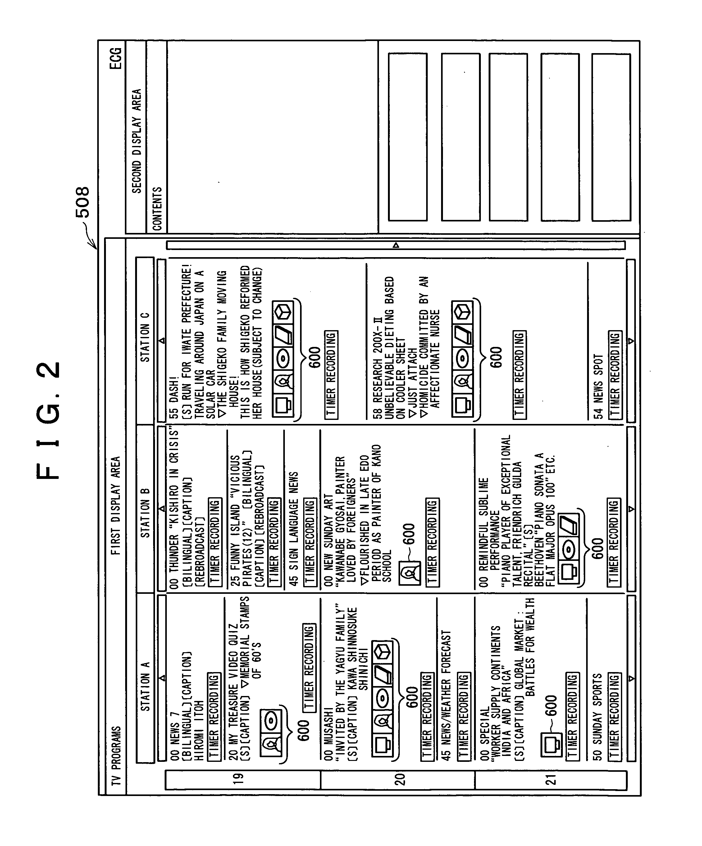 Screen display apparatus, program, and screen display method