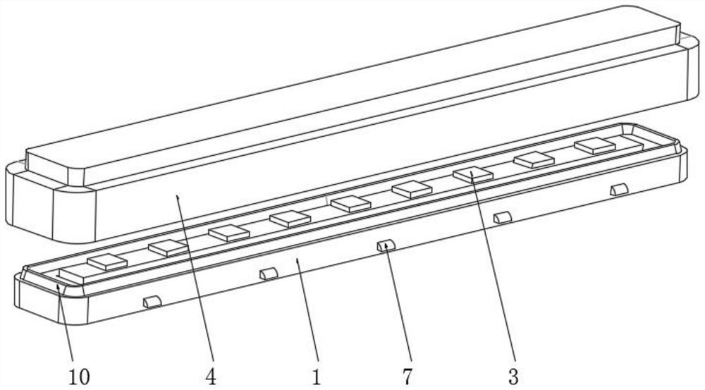 Isolation type LED packaging structure