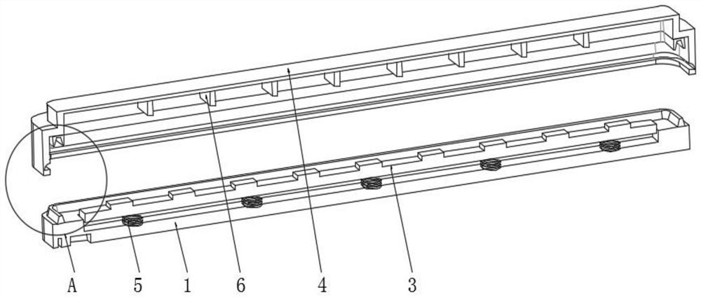 Isolation type LED packaging structure