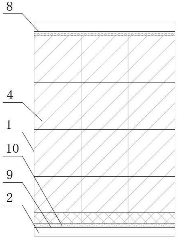 Artistic wood square modeling wall structure and using method thereof