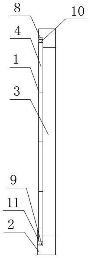 Artistic wood square modeling wall structure and using method thereof