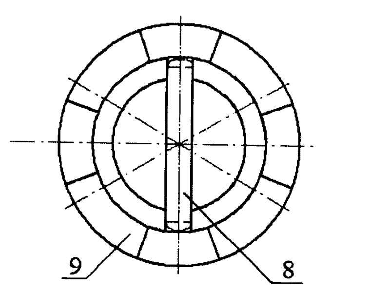 Wind pressure air drilling equipment in downhole soft outbursting coal bed and process matched therewith