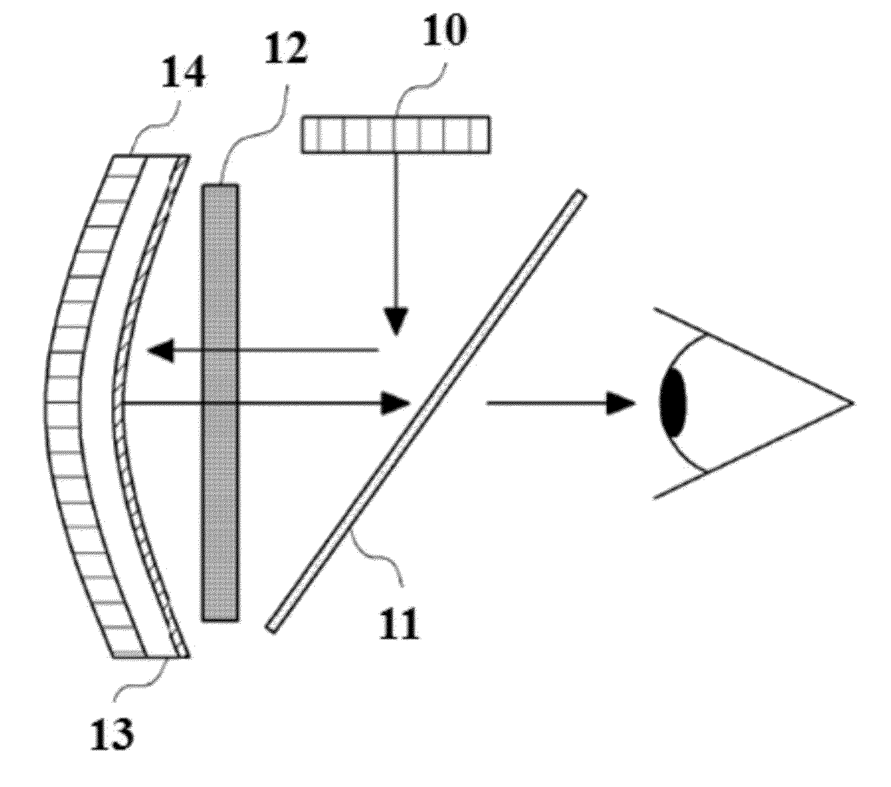 Optical system for see-through head mounted display