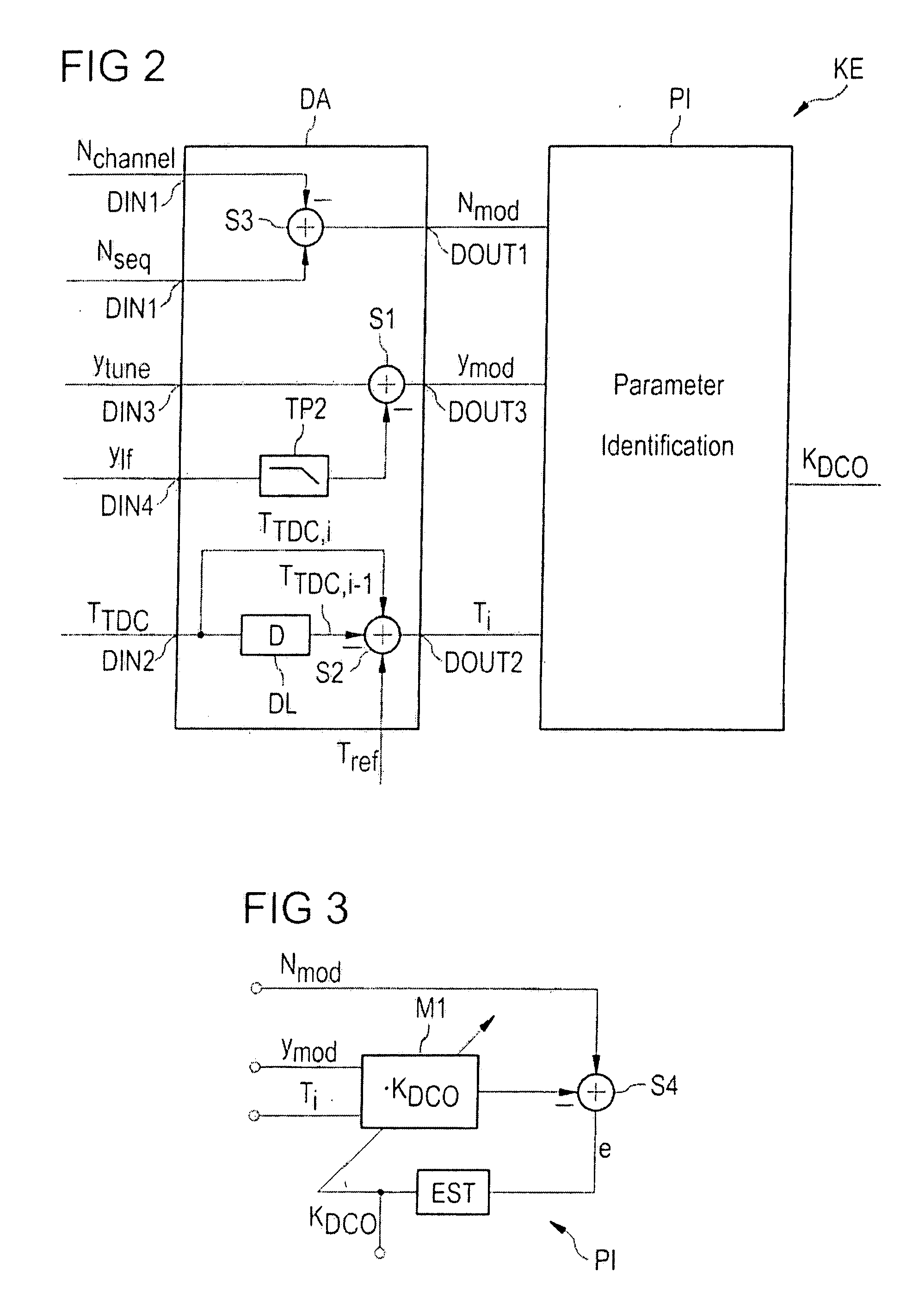 Arrangement and method for determining a gradient factor for a digitally controlled oscillator, and phase locked loop