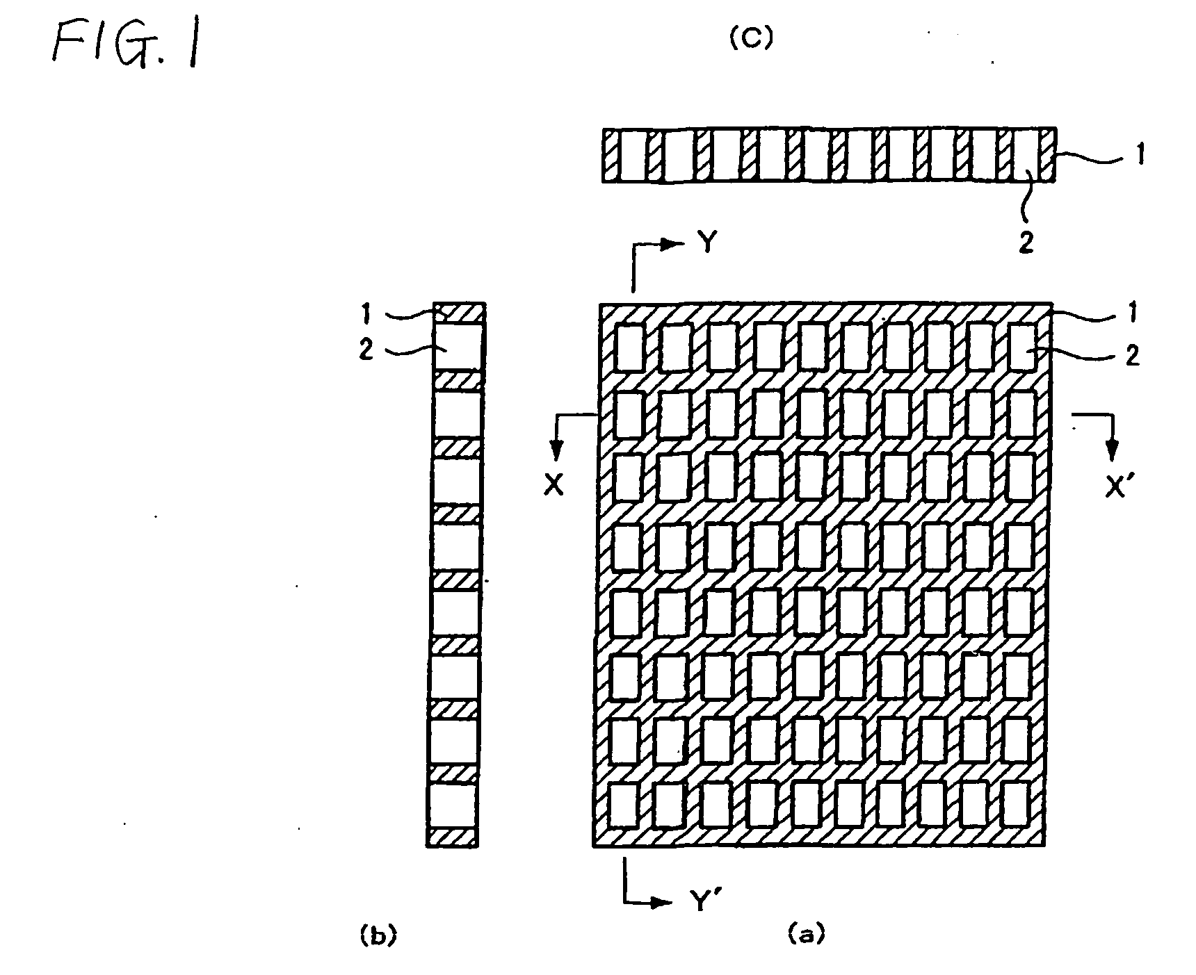 Integrated Parallel Peltier/Seebeck Element Chip and Production Method Therefor, Connection Method