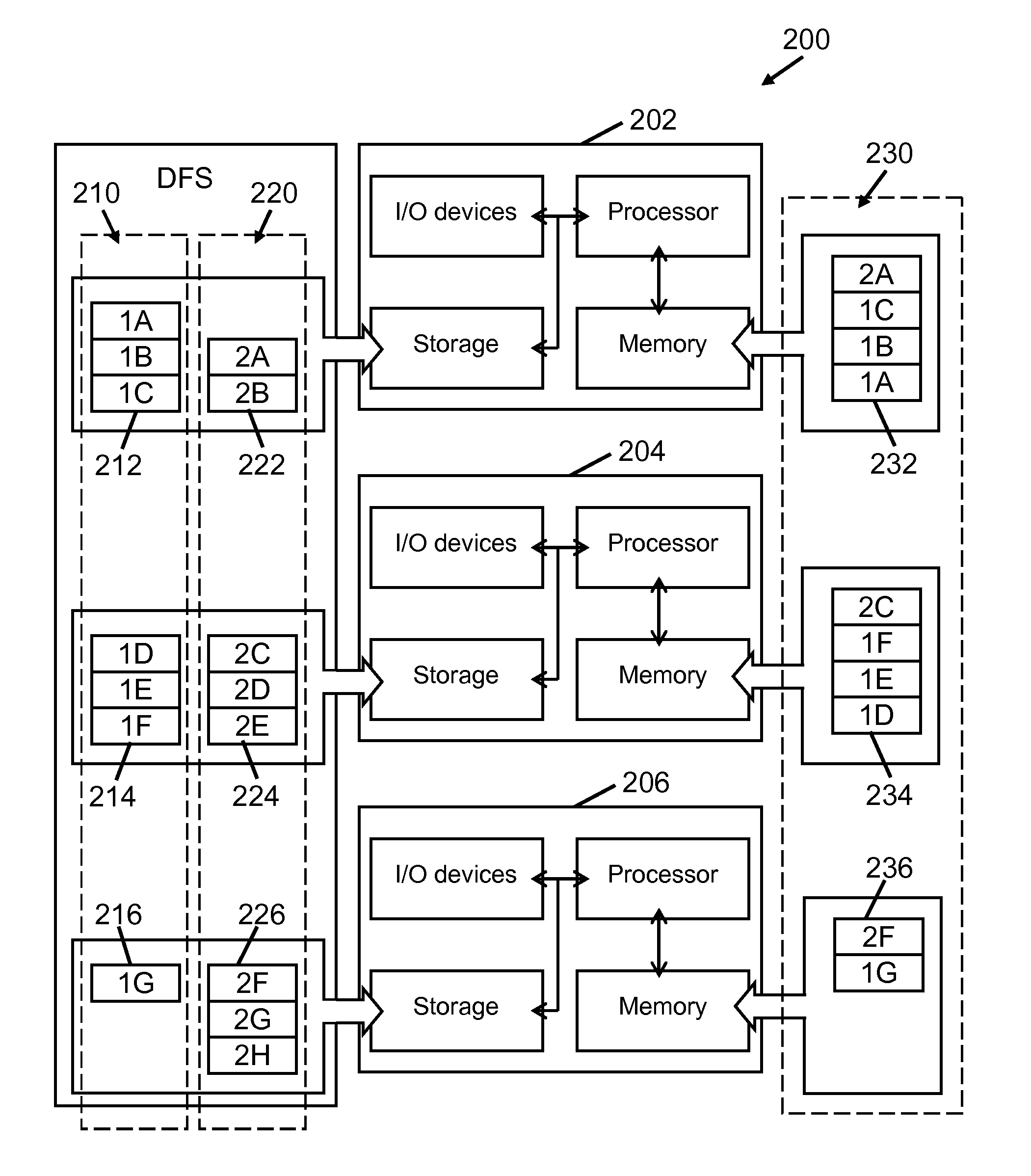 Method for distributed caching and scheduling for shared nothing computer frameworks