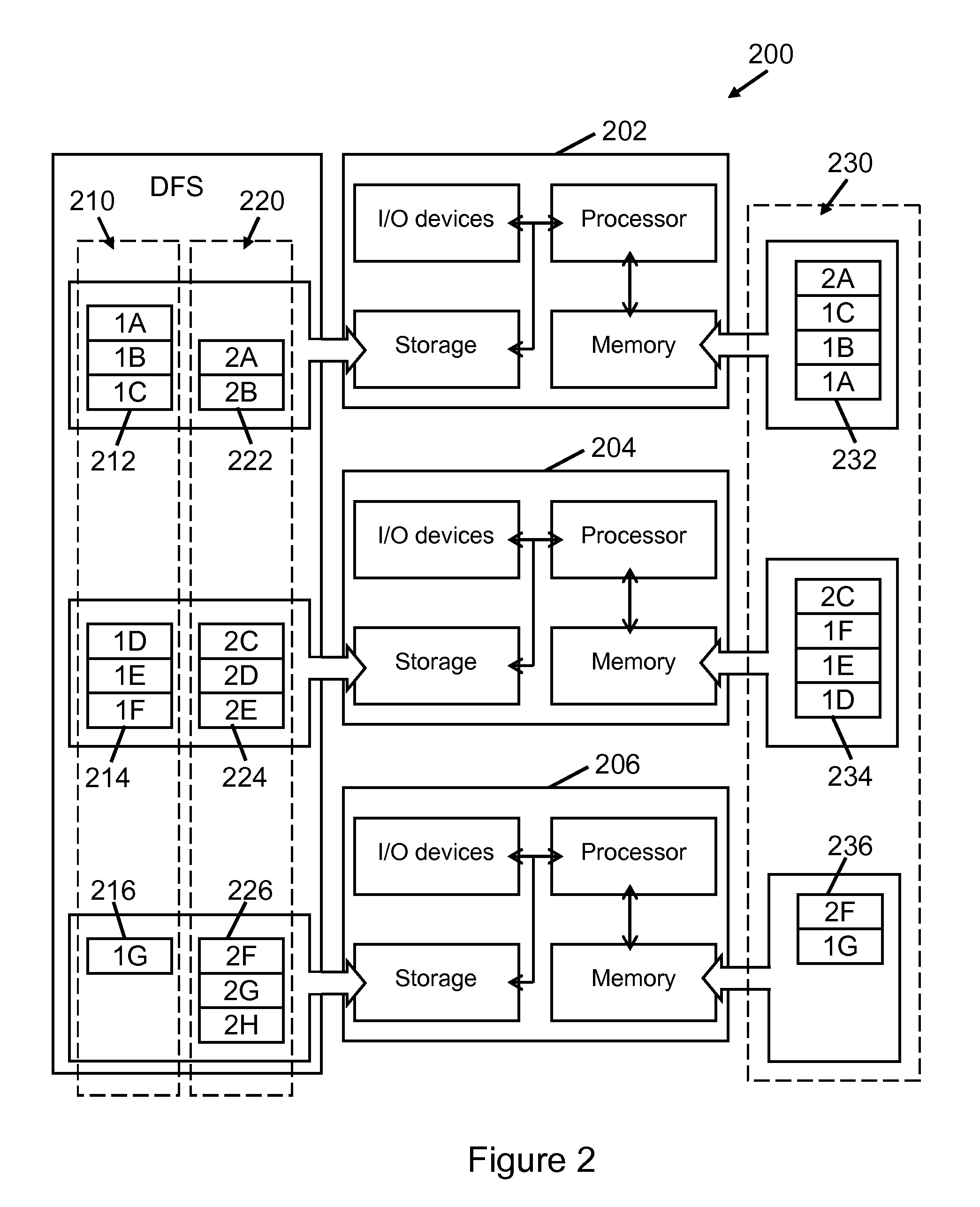 Method for distributed caching and scheduling for shared nothing computer frameworks