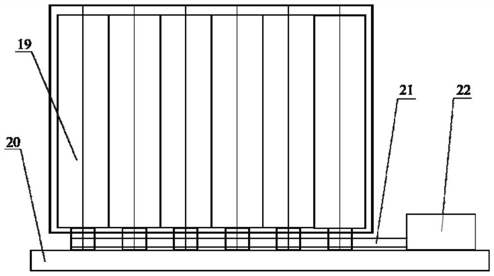 Test system for thermally induced dynamic response characteristics of large space structure