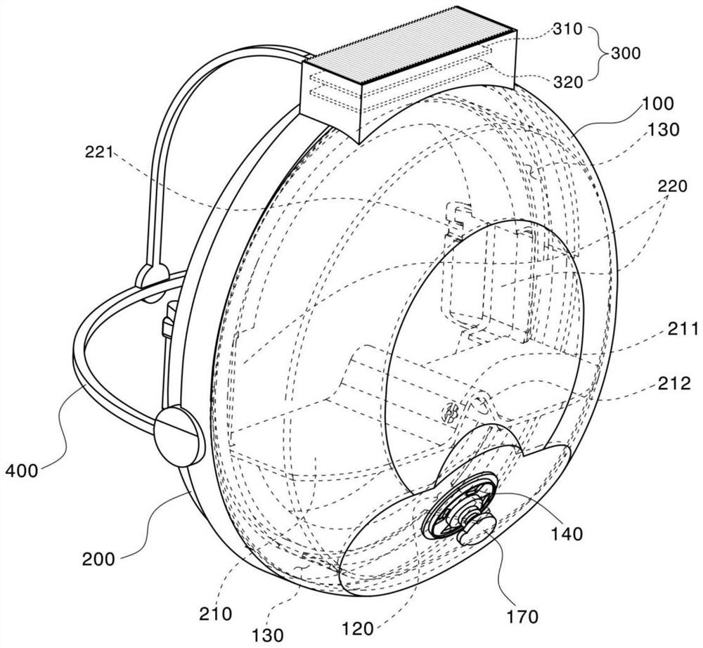 Portable protective device for preventing respiratory viruses