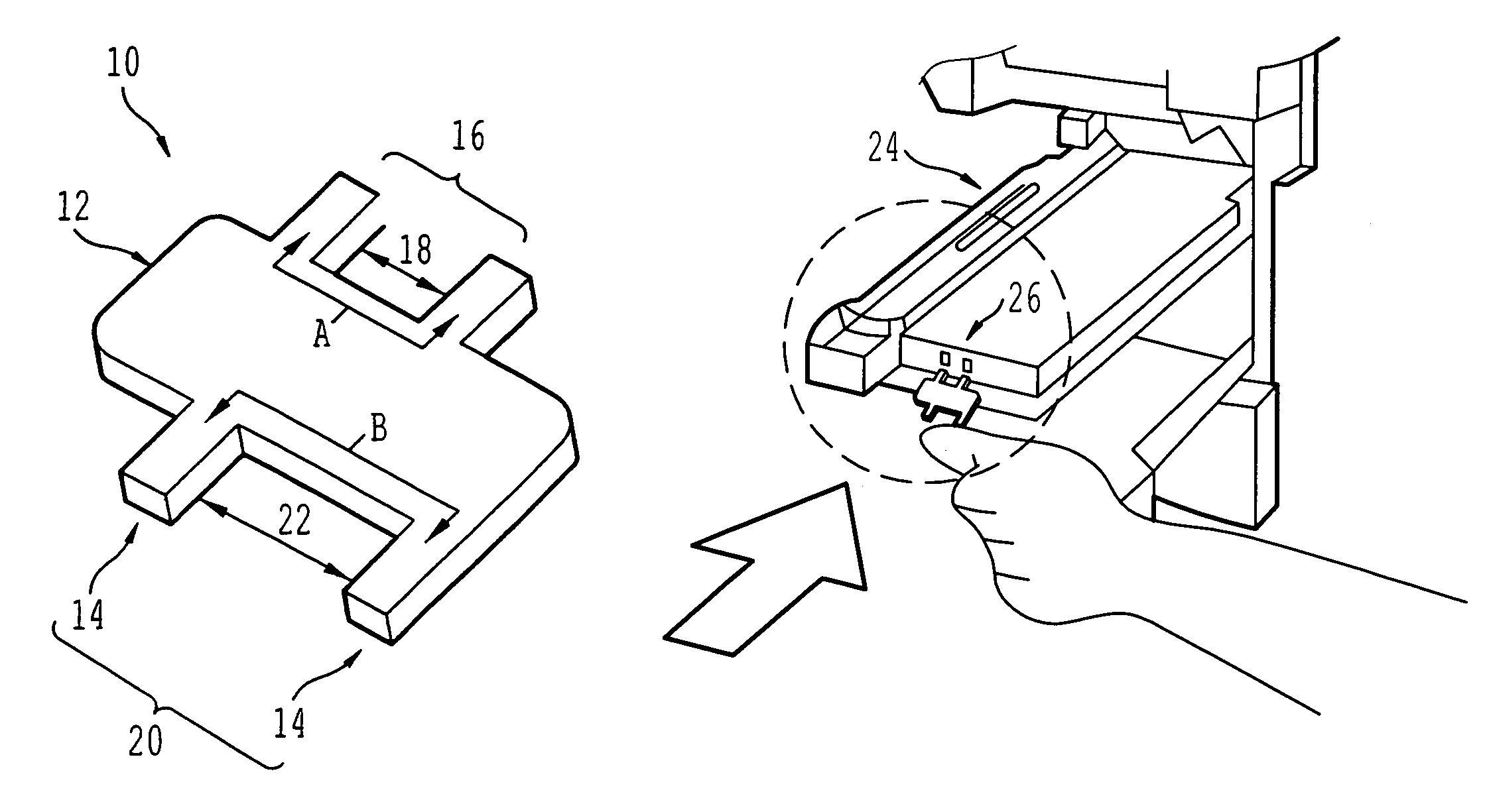 Hopper key for image forming apparatus and toner refilling kit including the same