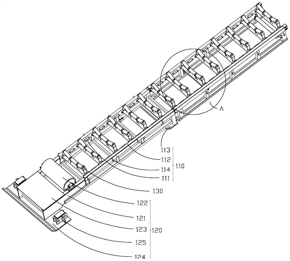 Integrated belt conveyor tail device for mining