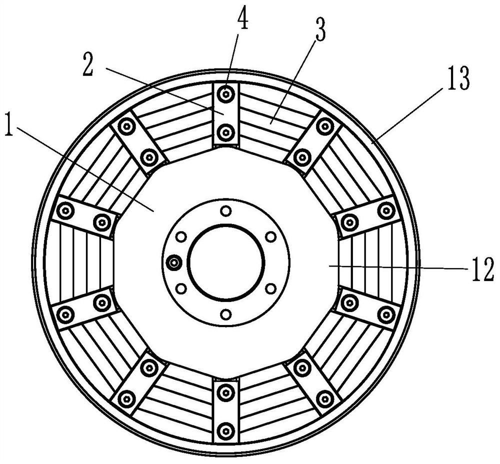 Single-rotor disc applied to disc type motor