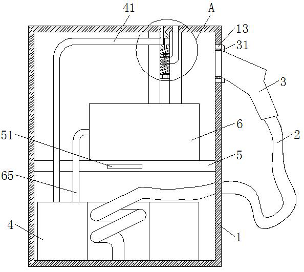 Charging pile capable of rapidly dissipating heat