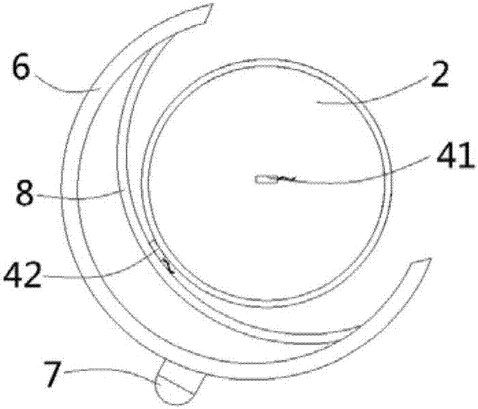 Conveying passage in rotor shelling device