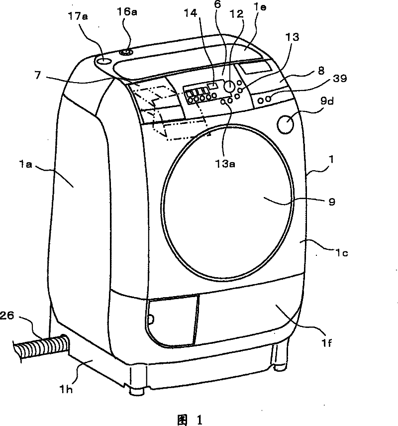 Dring machine and washing drying machine