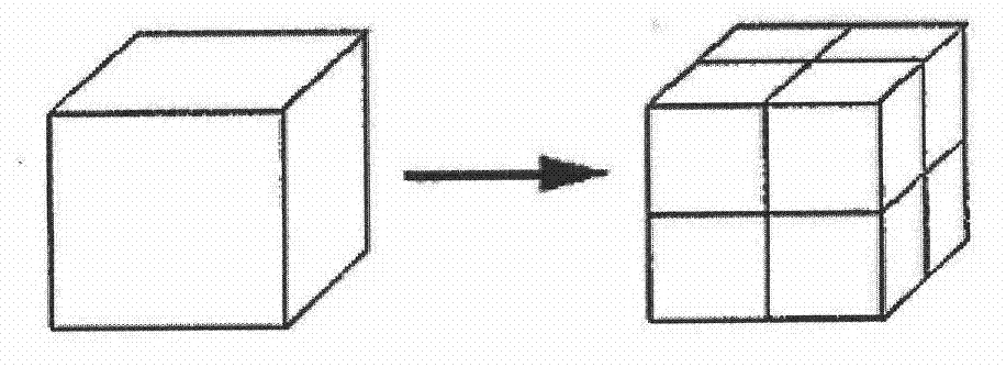 Method for correcting intersecting line of unstructured Cartesian grid