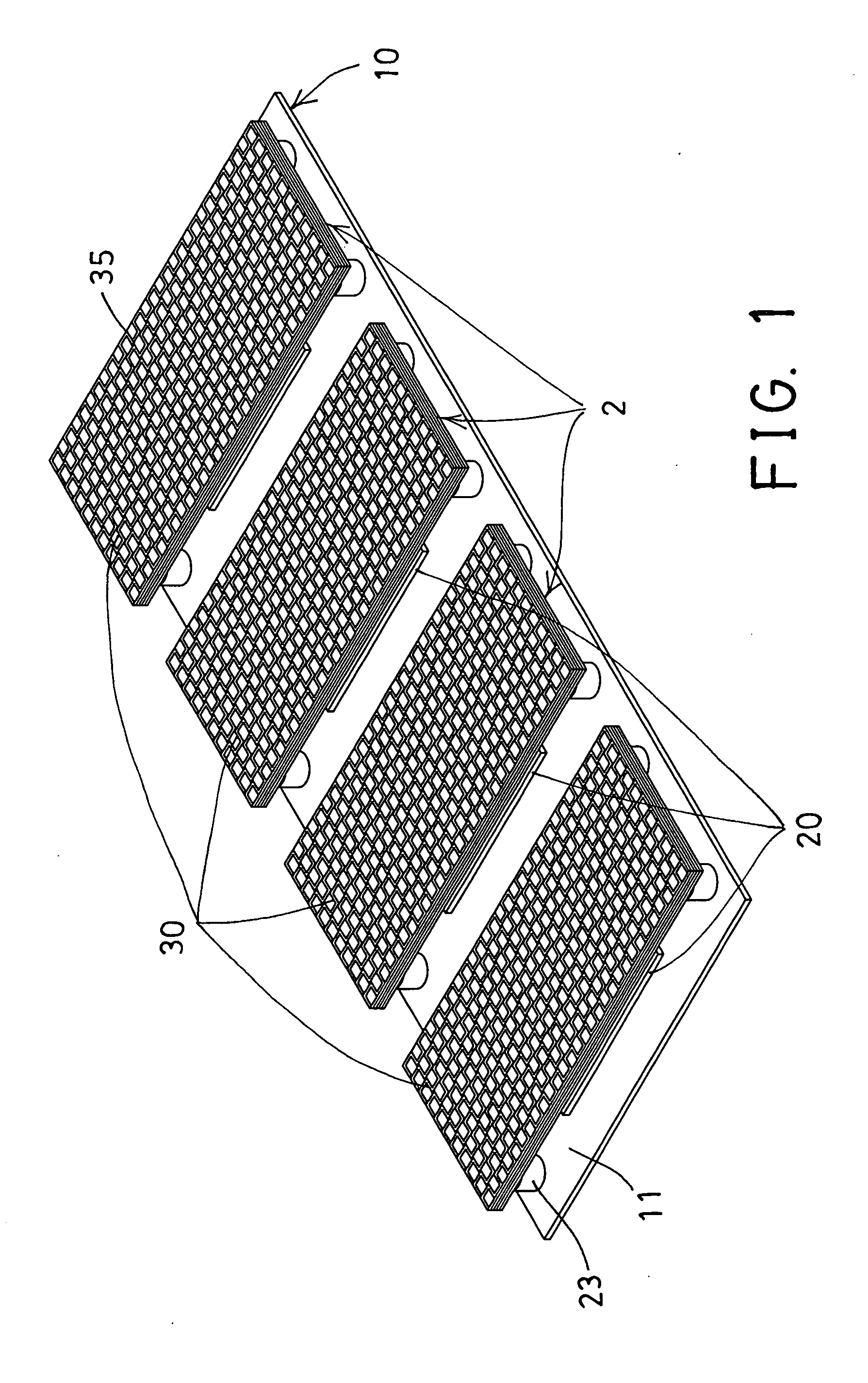 Antenna device having wave collector