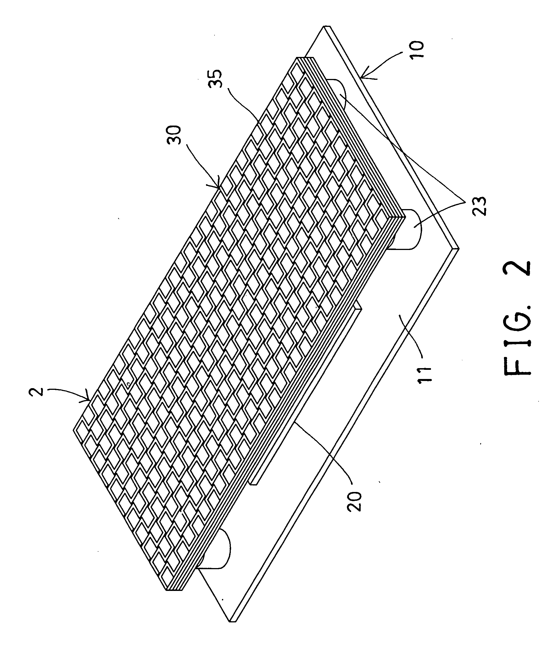 Antenna device having wave collector